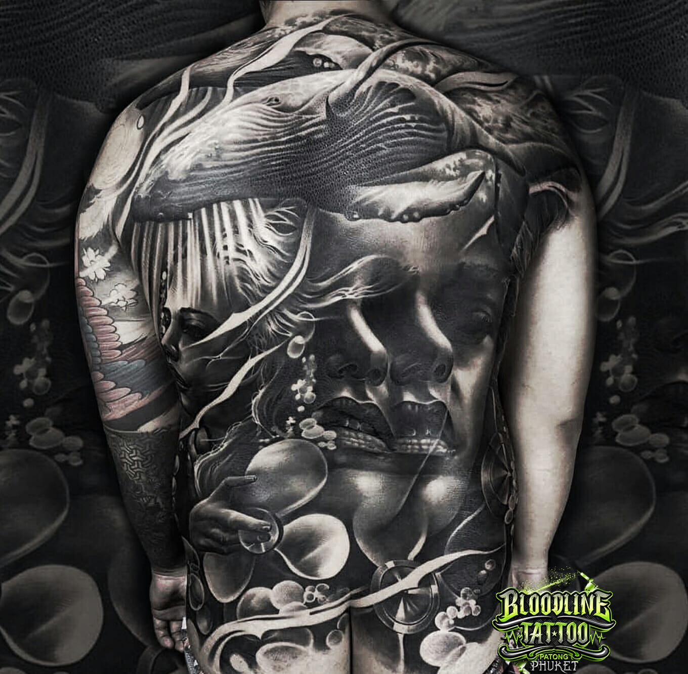 tattoo patong | Samurai tattoo phuket | Wake up Tattoo